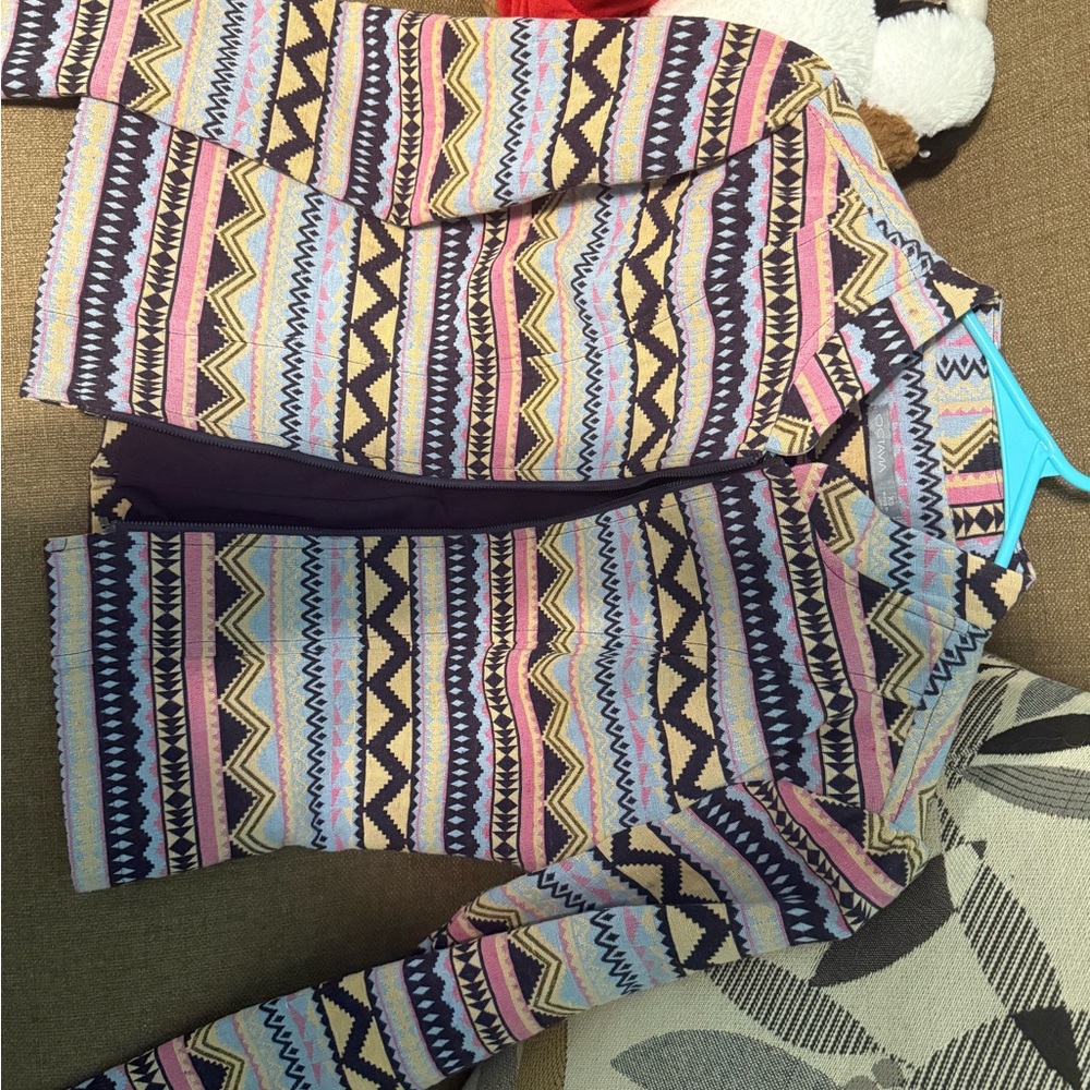 Patterned Women's Blazer